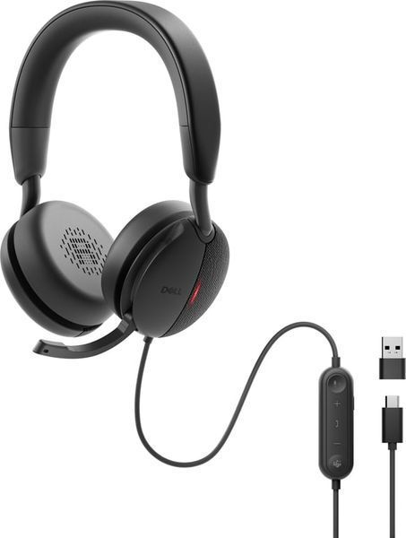 Навушники з мікрофоном Dell Pro Wired ANC Headset Black (WH5024) 521178ua фото