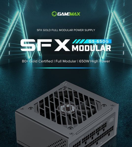 Блок живлення GameMax GS-650G Black 627752ua фото