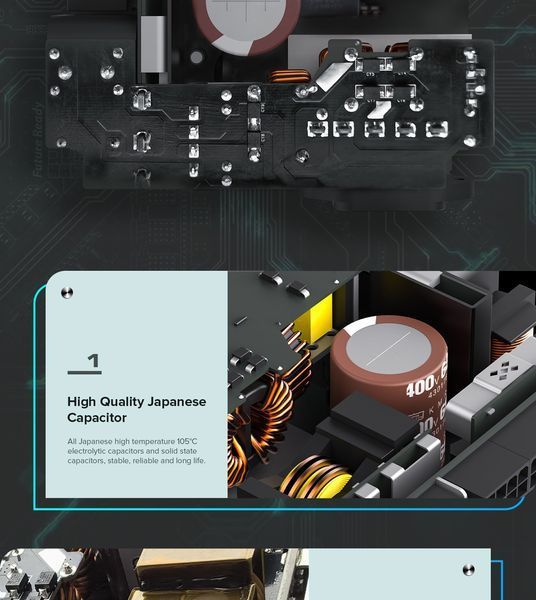 Блок живлення GameMax GS-650G Black 627752ua фото
