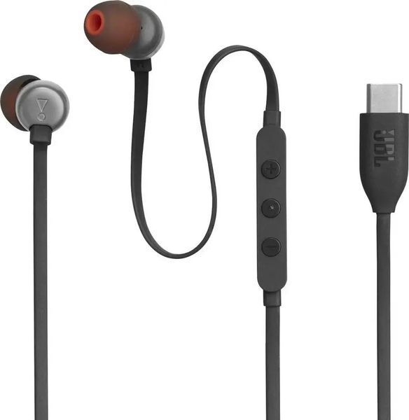 Наушники с микрофоном JBL Tune 310C USB-C Black (JBLT310CBLK) 514191ua фото