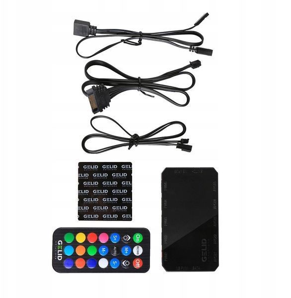 Вентилятор Gelid Solutions Amber 5 ARGB Combo Bundle (RF-RGB-MP-01) 618876 фото