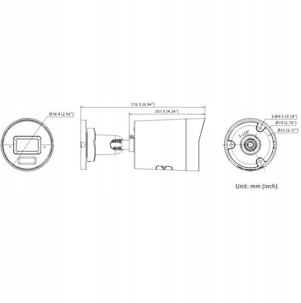 IP-камера видеонаблюдения Hikvision DS-2CD2083G2-LI2U/SL 2.8mm 618465 фото