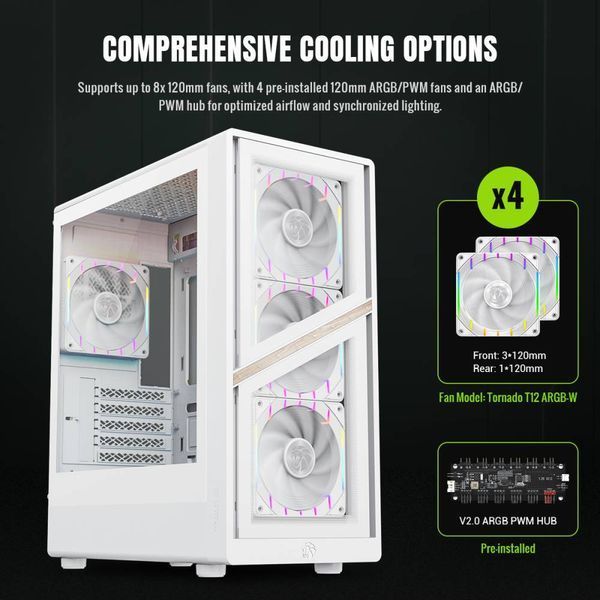 Корпус GameMax Aeris 330 GW 628285ua фото