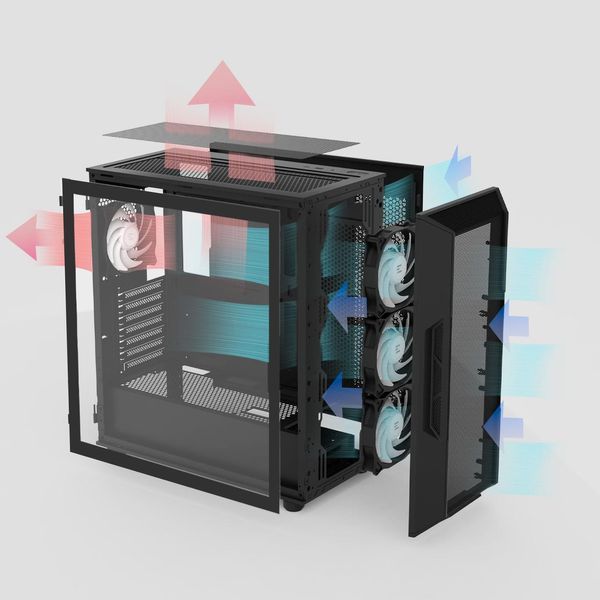 Корпус Zalman i3 Neo ARGB V2 Black 623120ua фото
