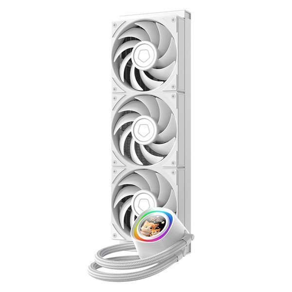 Водяное охлаждение ID-Cooling FX360 LCD PE White 622769ua фото