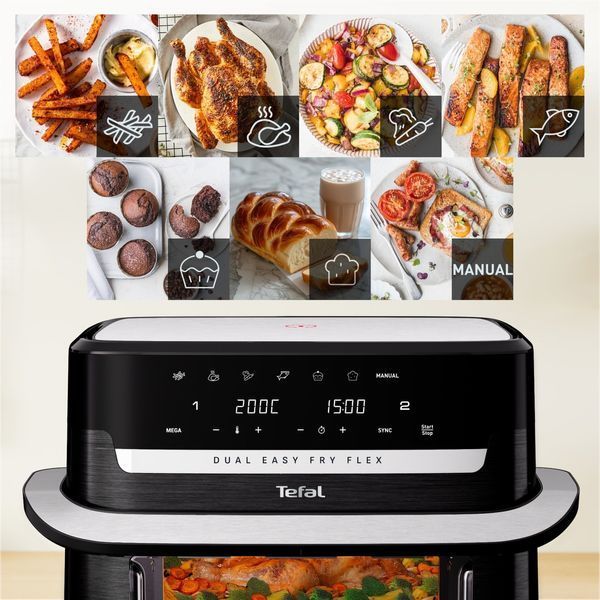 Мультипіч Tefal Dual Easy Fry Flex EY9228E0 623325ua фото