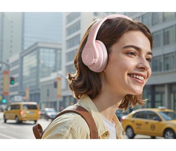 Навушники з мікрофоном Anker Space Q20i Pink (A3004G52) 615704ua фото