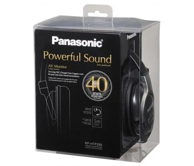 Наушники без микрофона Panasonic RP-HTF295E-K 568982 фото