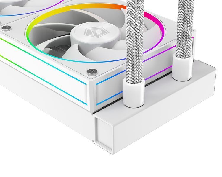 Водяное охлаждение ID-Cooling Space LCD SL360 White 577721ua фото