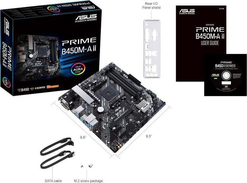 Материнская плата Asus Prime B450M-A II 336494ua фото