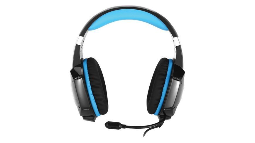 Навушники з мікрофоном Real-El GDX-7500 Black-Blue (EL124100015) 579478ua фото