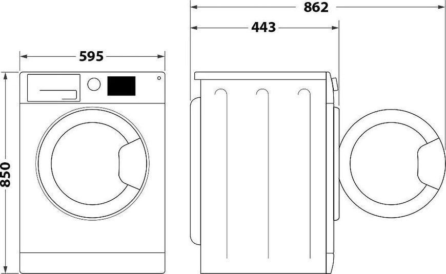 Пральна машина автоматична Indesit OMTWSE 61293 WK 580091ua фото