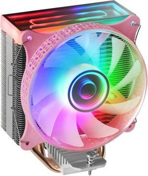 Повітряне охолодження Mars Gaming Dual Infinity Mirror ARGB Pink 621229 фото