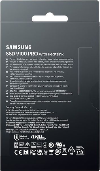 SSD накопичувач Samsung 9100 Pro 8 TB (MZ-VAP8T0CW) 618068 фото