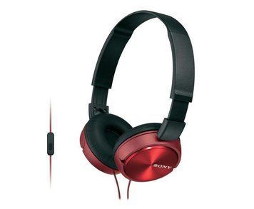 Навушники з мікрофоном Sony MDR-ZX310AP Red 476634 фото
