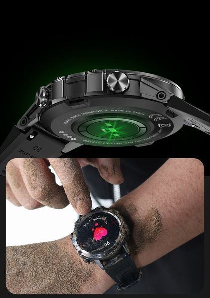 Смарт-годинник Gravity GT9-2 Black 621794 фото