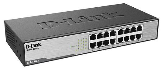 Комутатор некерований D-Link DES-1016D 477157ua фото