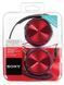 Навушники з мікрофоном Sony MDR-ZX310AP Red 476634 фото 4