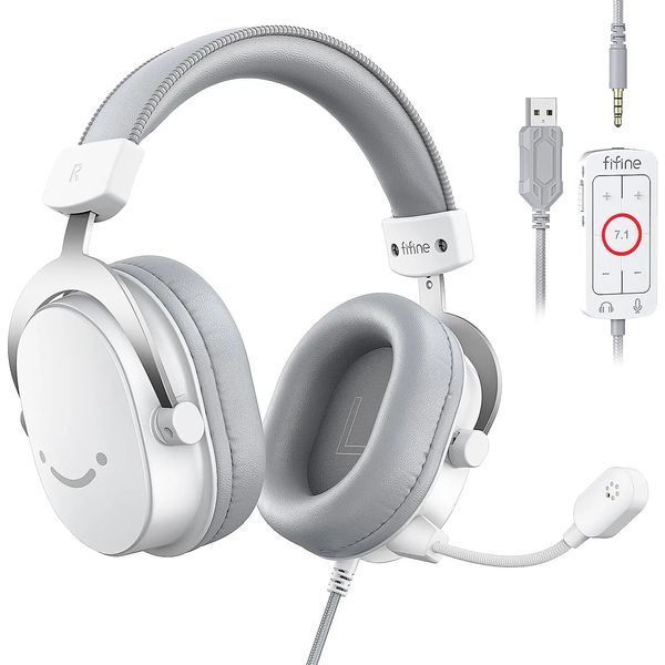 Навушники з мікрофоном Fifine H9 White 569018ua фото