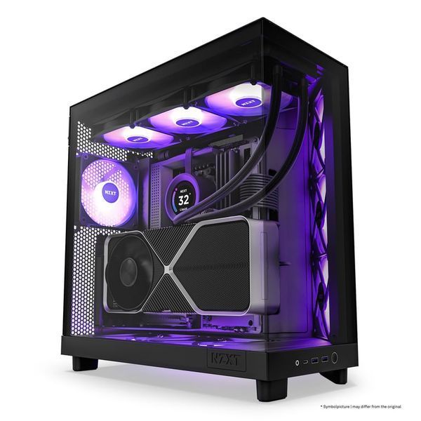 Корпус NZXT H6 FLOW RGB ALL Black (CC-H61FB-R1) 507115ua фото