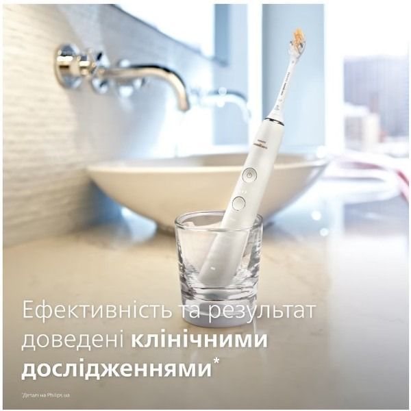 Электрическая зубная щетка Philips Sonicare DiamondClean 9000 White HX9911/19 577940ua фото