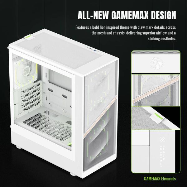 Корпус GameMax Aeris 330 MW 628286ua фото