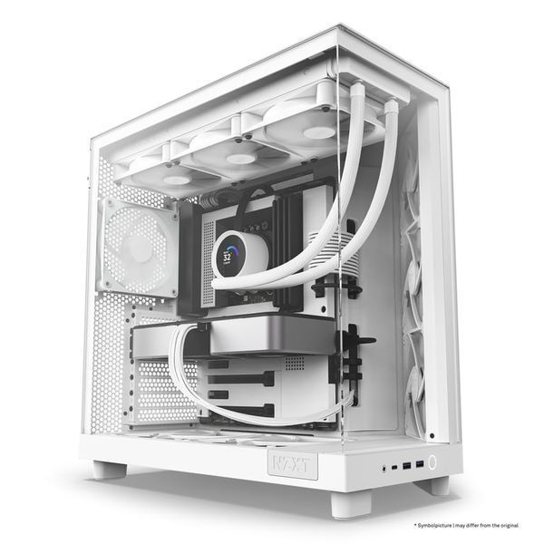 Корпус NZXT H6 Flow White (CC-H61FW-01) 507117 фото