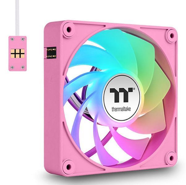 Вентилятор Thermaltake CT140 EX Reverse ARGB Sync 3-Pack Pink (CL-F229-PL14PK-A) 618918 фото