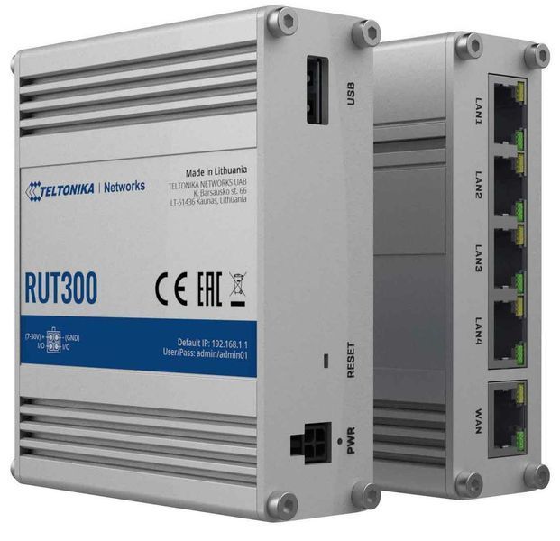 Маршрутизатор Teltonika RUT300 (RUT300000000) 380443 фото