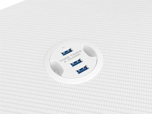 Геймерский игровой стол Genesis Holm 320 RGB White 352727 фото