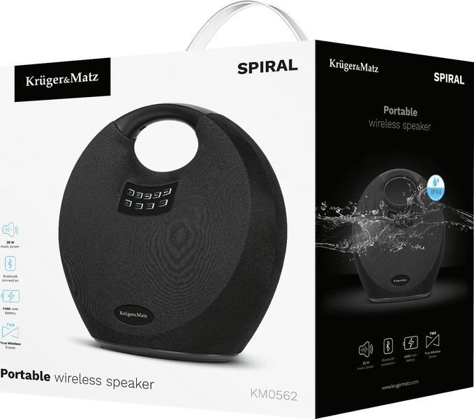 Портативна колонка Kruger&Matz KM0562 Black 553563 фото