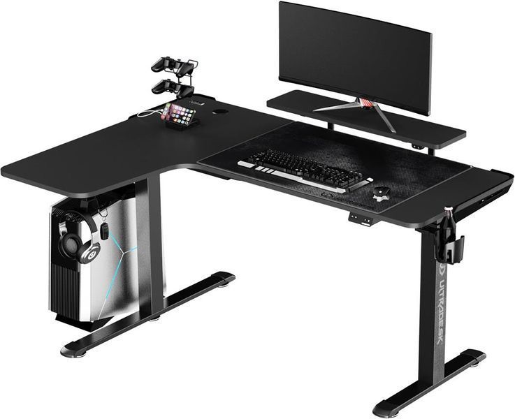 Геймерський ігровий стіл Ultradesk Winger Black 510504 фото