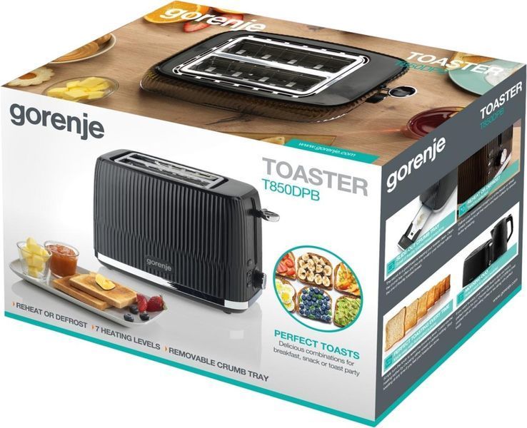 Тостер Gorenje T850DPB 580591ua фото