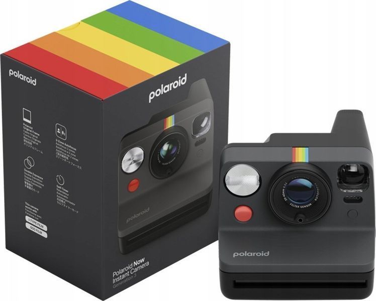 Фотокамера мгновенной печати Polaroid Now Gen 3 Black (009154) 599541 фото