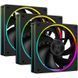 Вентилятор ID-Cooling AF 127 ARGB Black Trio (AF-127-ARGB-K TRIO) 577471ua фото 1