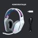 Навушники з мікрофоном Logitech G733 Lightspeed Wireless RGB White (981-000883) 326435 фото 9