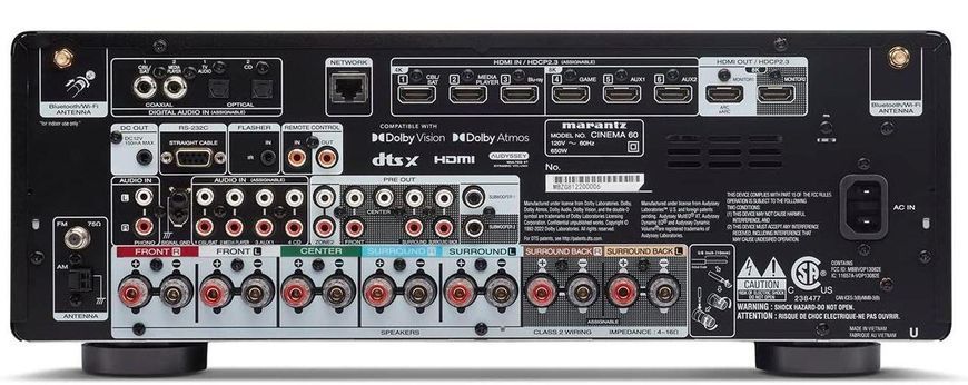 AV-ресивер Marantz CINEMA 60 Black 460178 фото