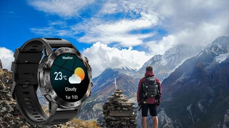 Смарт-годинник Gravity GT9-2 Black 621794 фото