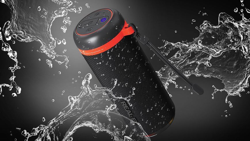 Портативна колонка Real-El X-711 Black (EL121600026) 580012ua фото