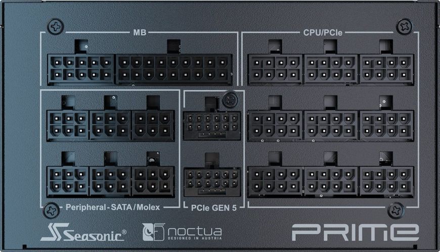 Блок живлення SeaSonic Prime TX-1600 Noctua Edition (SSR-1600TR2-NE) 589845 фото