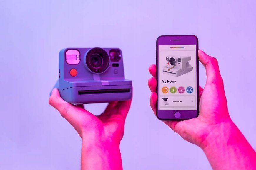 Фотокамера миттєвого друку Polaroid Now+ Black (113734) 355351 фото