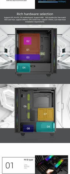 Корпус GameMax Black Hole 628287ua фото