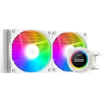 Водяне охолодження ID-Cooling Space LCD SL240 XE White 577718ua фото