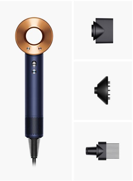 Фен Dyson HD07 Supersonic Prussian Blue/Rich Copper (113312-01) 622115 фото