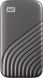SSD накопичувач WD My Passport 4 TB Space Gray (WDBAGF0040BGY-WESN) 341875 фото 1