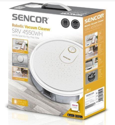 Робот-пилосос з вологим прибиранням Sencor SRV 4550WH 621621 фото