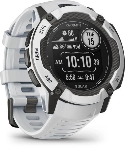 Смарт-годинник Garmin Instinct 2X Solar Whitestone (010-02805-14/04/44) 612667 фото