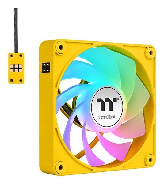 Вентилятор Thermaltake CT140 EX Reverse ARGB Sync 3-Pack Yellow (CL-F227-PL14BB-A) 618919 фото