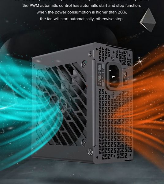 Блок живлення GameMax GS-750G Black 627754ua фото