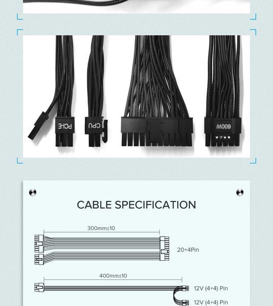 Блок живлення GameMax GS-750G Black 627754ua фото